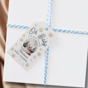 Étiquettes-cadeau Bébé Il fait froid à l'extérieur du Baby shower de