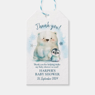 Étiquettes-cadeau Bébé Il fait froid dehors