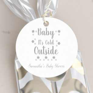 Étiquettes Cadeau Bébé Il fait froid dehors
