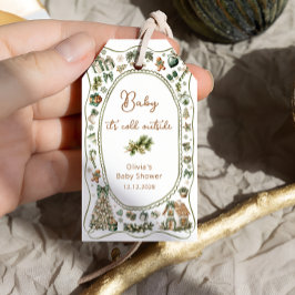 Étiquettes-cadeau Bébé Il fait froid dehors Baby shower Merci