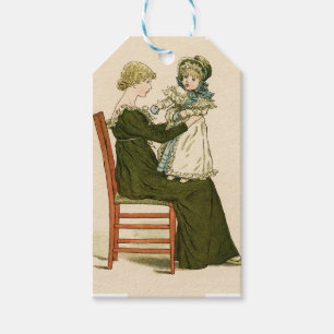 Étiquettes-cadeau Bébé victorien Greenaway Mère