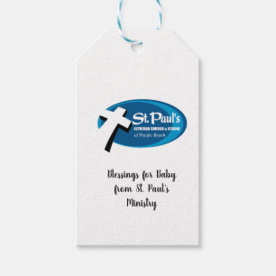Étiquettes-cadeau Bénédictions pour le bébé du ministère de St 