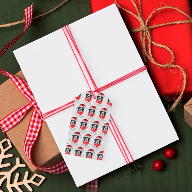 Étiquettes-cadeau Bernese Mountain Dog race Noël (Créateur téléchargé)