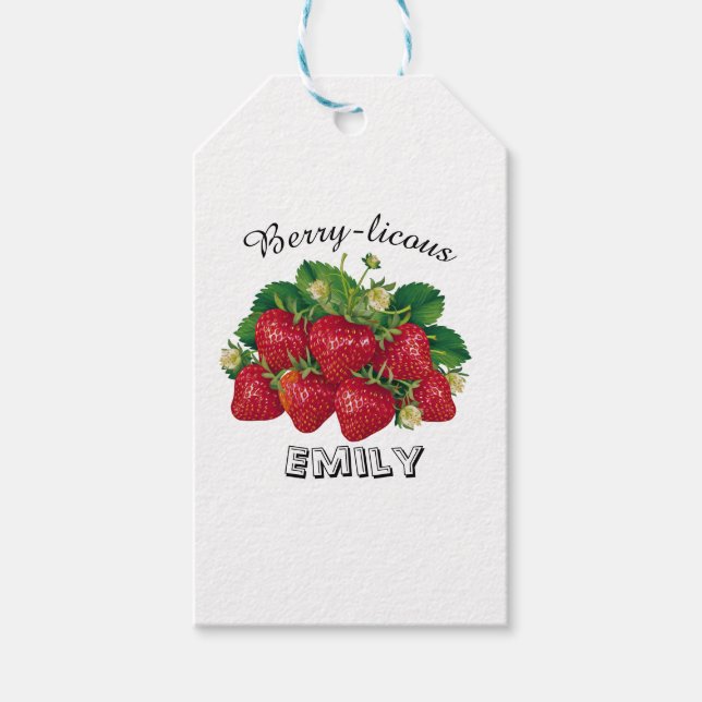Étiquettes-cadeau Berry-licous (Devant)