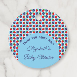 Étiquettes Cadeau Berry Sweet Baby shower