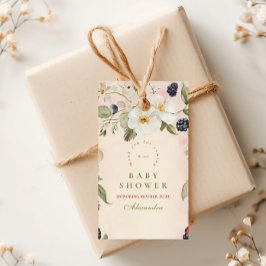 Étiquettes-cadeau Berry Sweet Baby shower