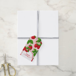Étiquettes-cadeau Berry Sweet Raspberry Anniversaire de enfant Party