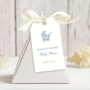 Étiquettes-cadeau Bienvenue à la Baby Shower Prépaquétaine Côtière