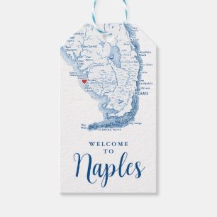 Étiquettes-cadeau Bienvenue à Naples Florida Wedding Favor