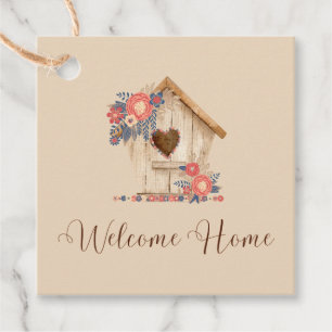 Étiquettes Cadeau Bienvenue Accueil Realtor Félicitations