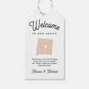 Étiquettes-cadeau Bienvenue au NOUVEAU MEXICO Mariage N'IMPORTE QUEL