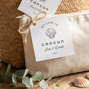 Étiquettes Cadeau Bienvenue dans le Sac de bienvenue pour mariage no