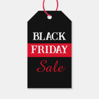 Étiquettes-cadeau Black Vendredi % de réduction de vente