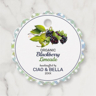 Étiquettes Cadeau Blackberry Limeade