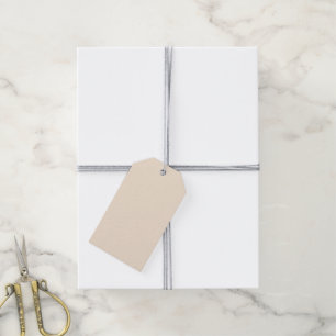 Étiquettes-cadeau Blanc Antique
