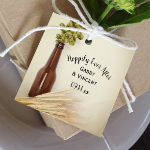 Étiquettes Cadeau Blé de houblon séché Heureusement Jamais après Mar