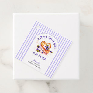 Étiquettes Cadeau Bleu Berry Sweet Fall Baby shower