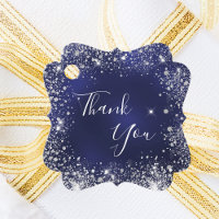 Bleu marine argent merci