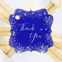 Bleu royal argent merci