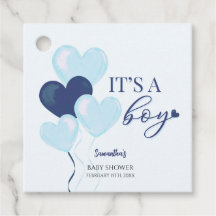 Blue Heart Valentines C'est un Baby shower garçon