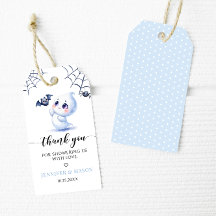 Blue Little Boo Baby Ghost Boy Douche Merci
