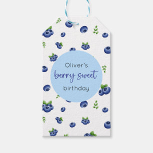 Étiquettes-cadeau Blueberry Birthday Berry Sweet