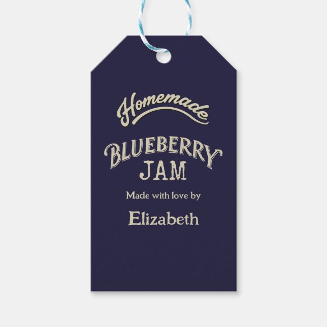 Étiquettes-cadeau Blueberry Jam (Devant)