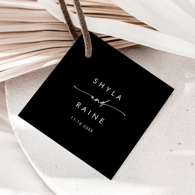 Étiquettes Cadeau Boho Chic COULEUR Mariage ÉDITABLE (Créateur téléchargé)