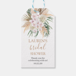 Étiquettes-cadeau Boho chic maillot de douche