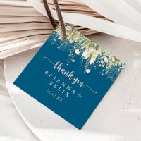 Boho Fleur sauvage de verdure Marque Favor Tags