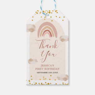 Étiquettes-cadeau Boho Rainbow n'est pas elle un Merci magnifique