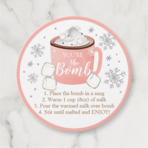 Étiquettes Cadeau Bombe au chocolat chaud Tags Vous êtes le cacao à