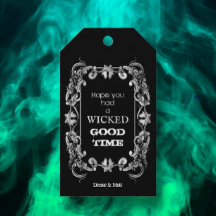 Étiquettes-cadeau Bonne heure Wicked Halloween Favoriser
