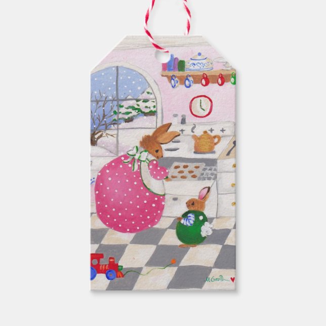 Étiquettes-cadeau Bonnets cadeaux de boulangerie (Devant)