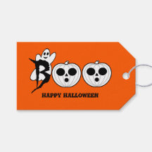 Boo ! Balise cadeau Halloween Ghost