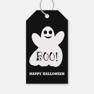Étiquettes-cadeau Boo ! Balise cadeau Halloween Ghost