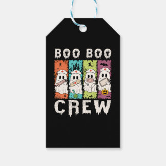 Étiquettes-cadeau Boo Boo Crew Infirmière d'Halloween