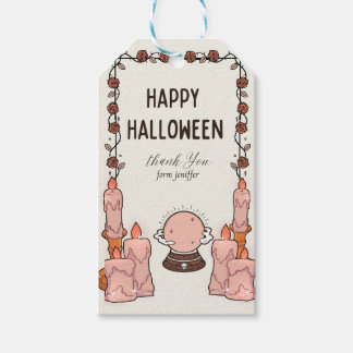 Étiquettes-cadeau BOO ! Fille Halloween Anniversaire Fille Fête Trai
