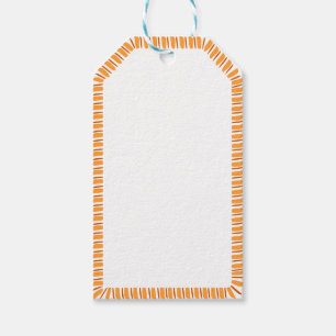 Étiquettes-cadeau Bordure de la saison d'automne Thanksgiving Blair
