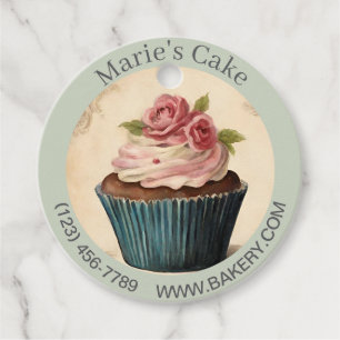 Étiquettes Cadeau Boulangerie de dessert moderne Baker Cake Caterer