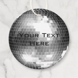 Étiquettes Cadeau Boule Disco
