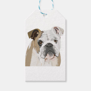 Étiquettes-cadeau Bouledogue anglais