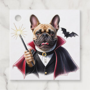 Étiquettes Cadeau Bouledogue français Halloween Bouledogue français