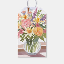 Bouquet de fleurs printanières | Carte florale jol