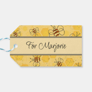 Étiquettes-cadeau Bourdonnement d'abeilles Abeilles à miel Mignon