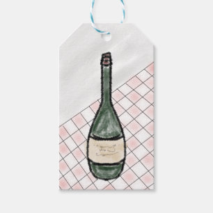 Étiquettes-cadeau Bouteille de vin