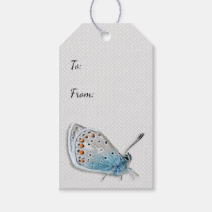 Étiquettes-cadeau Bouton bleu Toutes les occasions Balise cadeau