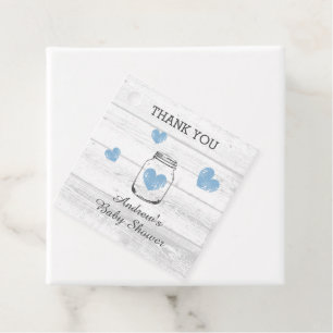 Étiquettes Cadeau Boy's baby shower party bois rustique charme