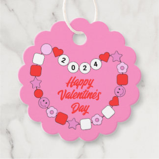 Étiquettes Cadeau Bracelet d'amitié Bejeweled Valentine's Day