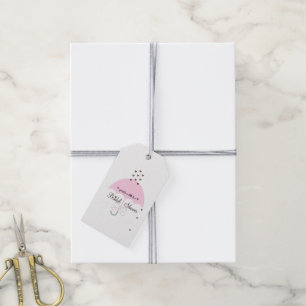 Étiquettes-cadeau BRIDE Saupoudrer Un Petit Amour Soir Rose